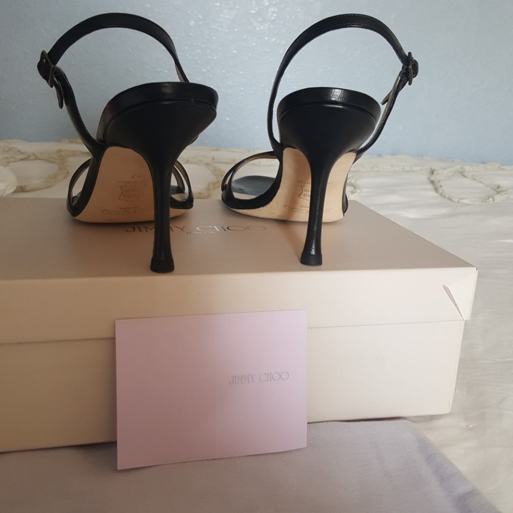Jimmy Choo Leather Sandals - Picture 4 of 4